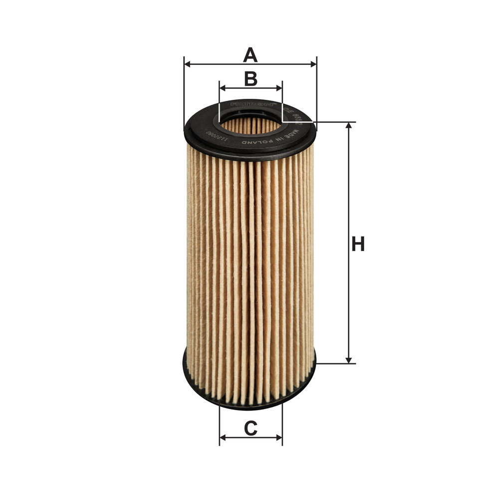 FILTRON Oliefilter oe6882 Filterindsats height_mm_209|Højde [mm]|112 outer_diameter_mm_497|Yderdiameter [mm]|53 inner_diameter_1_mm_995|Inder diameter