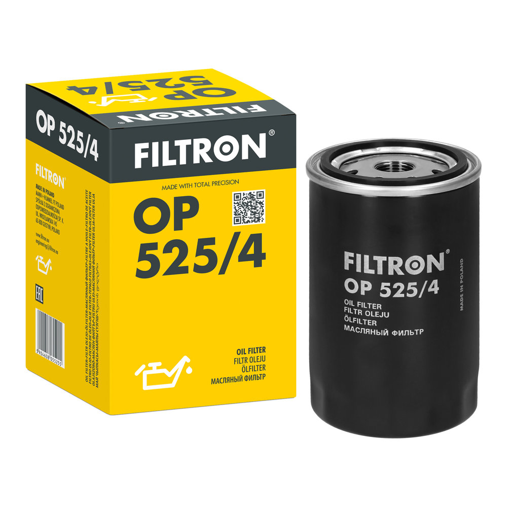 FILTRON Oliefilter op5254 Påskruet 119mm 3/4-16 UNF for FORD VAG