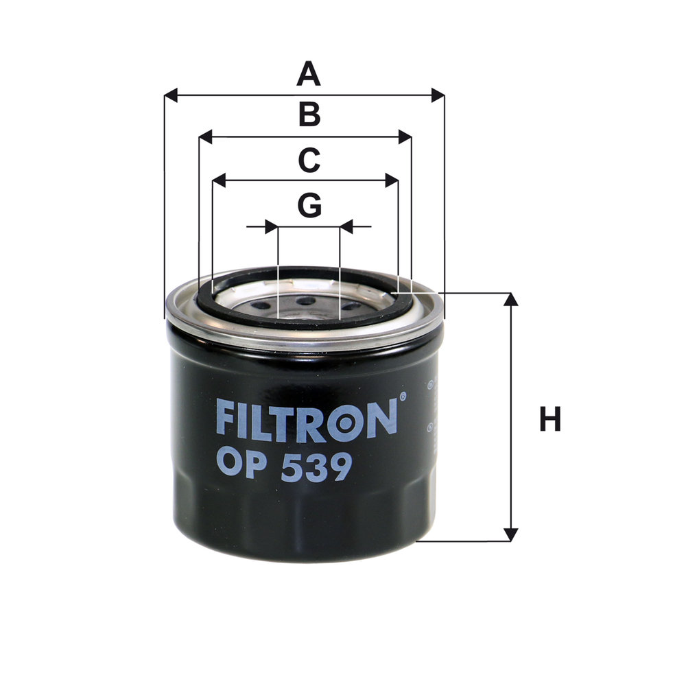 FILTRON Oliefilter op539 Påskruet 90mm 3/4-16 UNF for FORD GENERAL MOTORS DAIHATSU SUZUKI DAEWOO