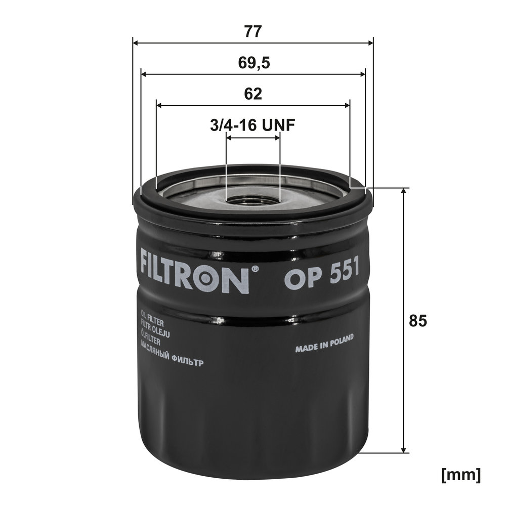 FILTRON Filter, arbejdshydraulik op551 for OPEL VAUXHALL FORD GENERAL MOTORS INNOCENTI CITROËN PEUGEOT RENAULT ROVER STEYR