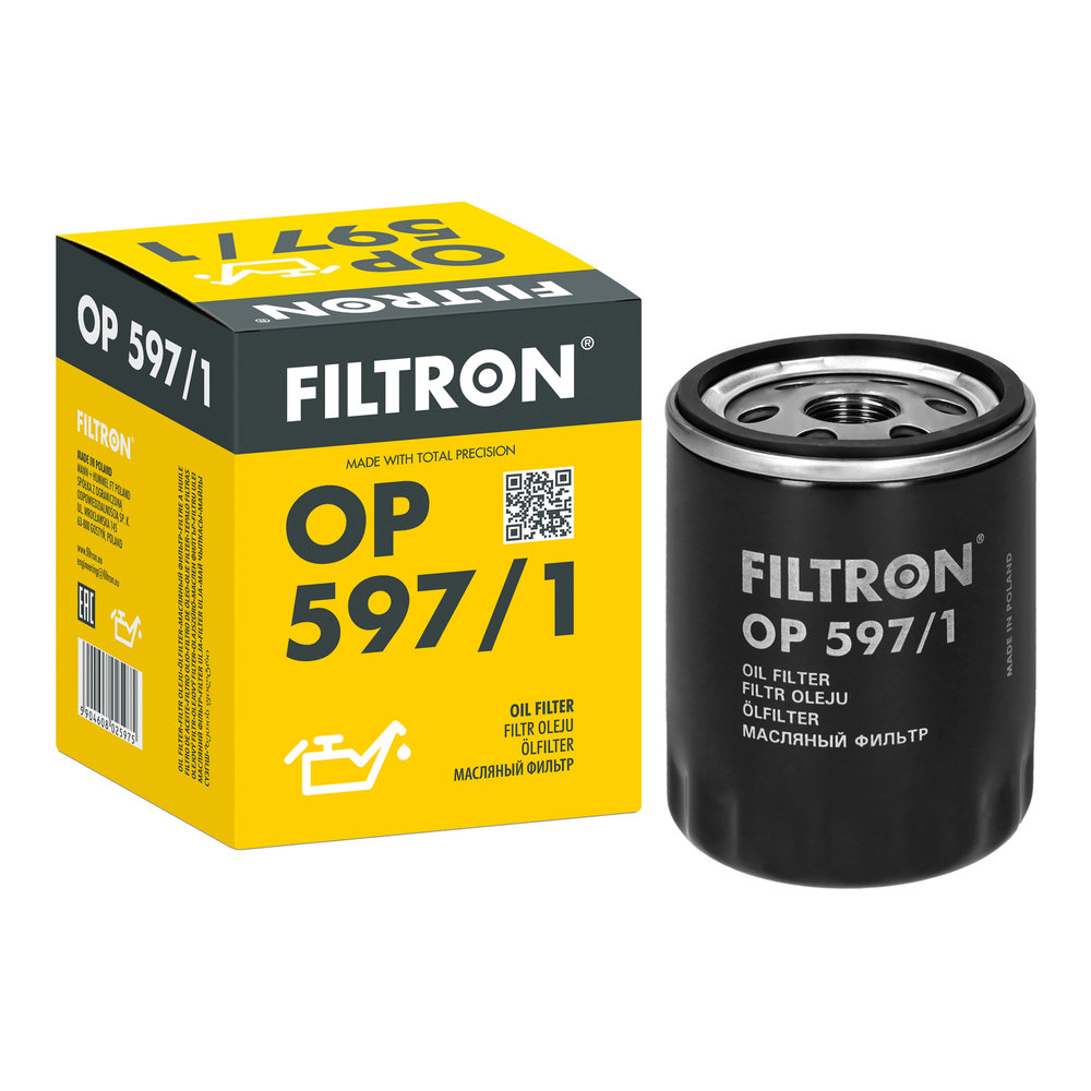 FILTRON Oliefilter op5971 Påskruet 89mm 3/4-16 UNF for MAZDA