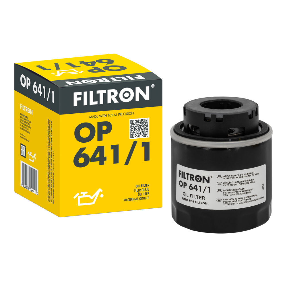 FILTRON Oliefilter op6411 Påskruet 97mm for BYD VAG