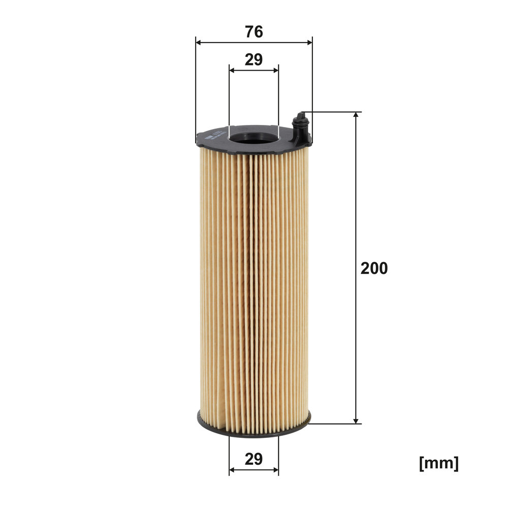 FILTRON Oliefilter oe6503 Filterindsats height_mm_209|Højde [mm]|200 outer_diameter_mm_497|Yderdiameter [mm]|76 inner_diameter_1_mm_995|Inder diameter