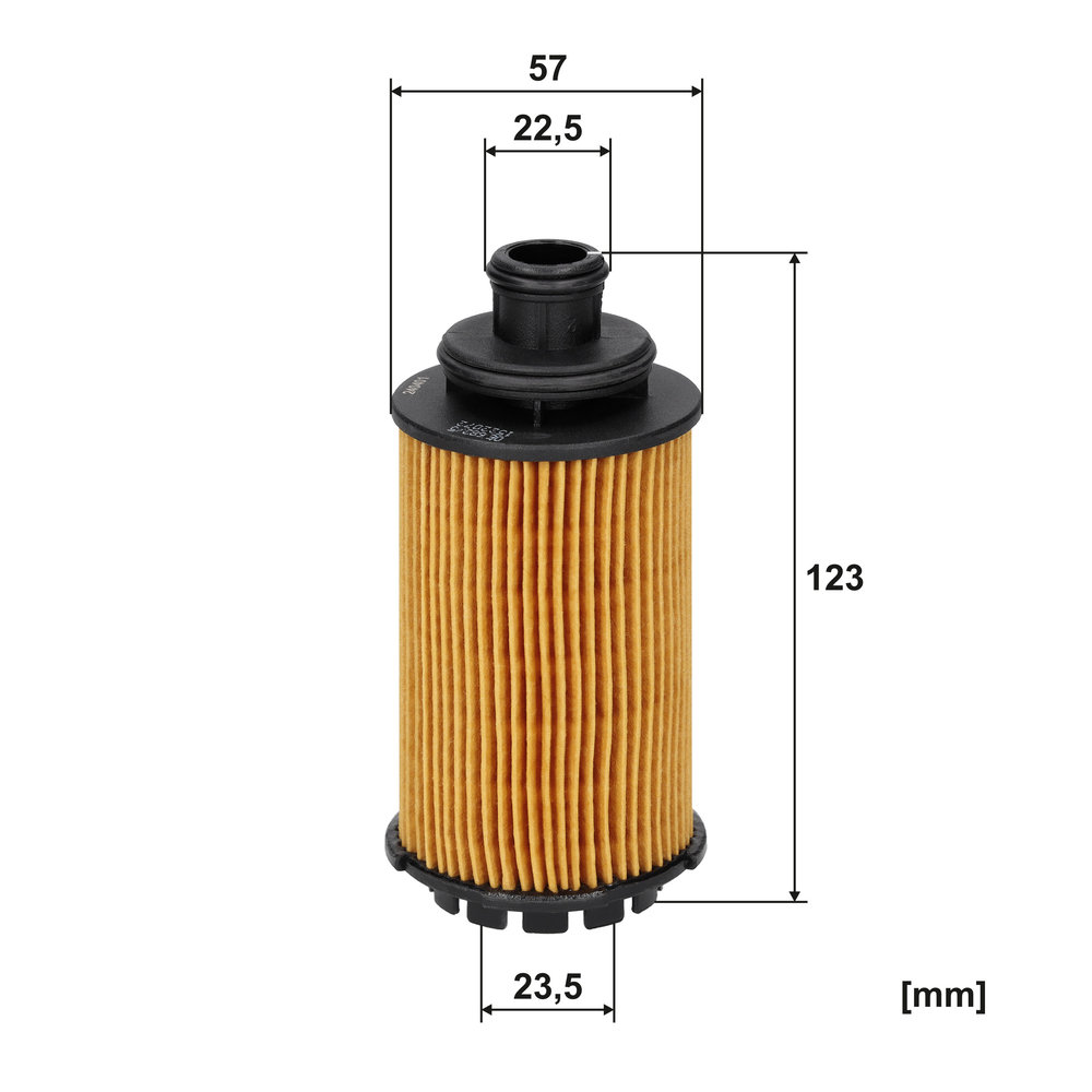 FILTRON Oliefilter oe6825 Filterindsats height_mm_209|Højde [mm]|124 outer_diameter_mm_497|Yderdiameter [mm]|61 inner_diameter_1_mm_995|Inder diameter