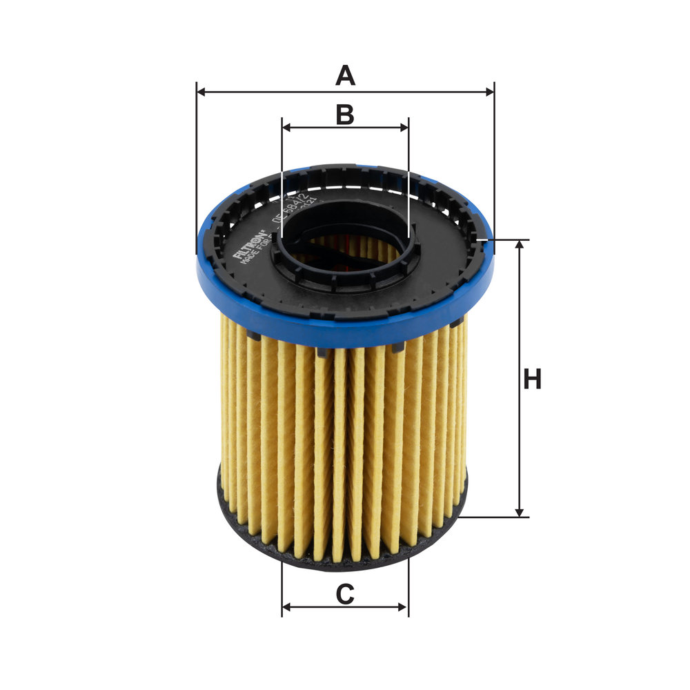 FILTRON Oliefilter oe6842 Filterindsats height_mm_209|Højde [mm]|73 outer_diameter_mm_497|Yderdiameter [mm]|70 inner_diameter_1_mm_995|Inder diameter