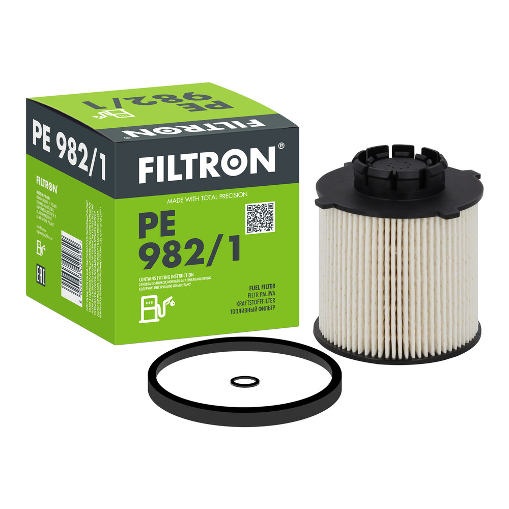 FILTRON Brændstof-filter PE 982/1 Filterindsats height_mm_209|Højde [mm]|91 inner_diameter_mm_496|Indvendig diameter [mm]|45 outer_diameter_mm_497|Yde