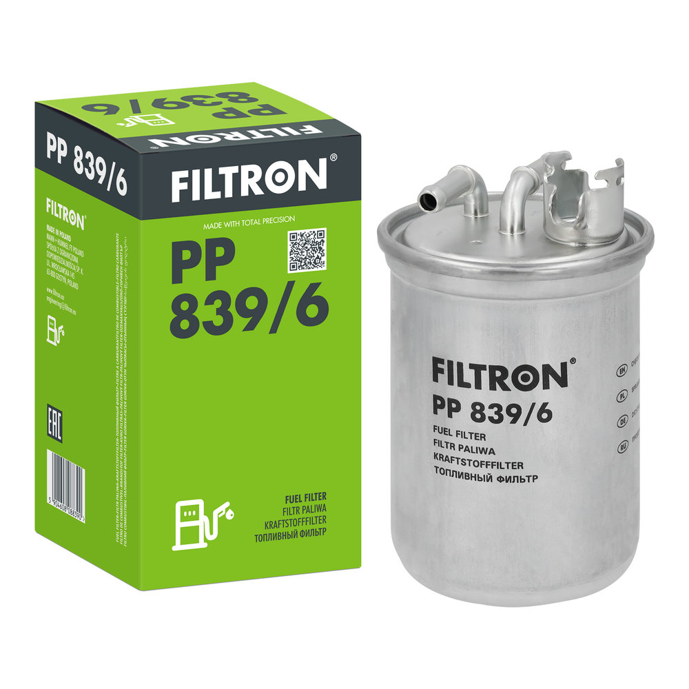 FILTRON Brændstof-filter PP 839/6 Lednings 143mm for FORD VAG