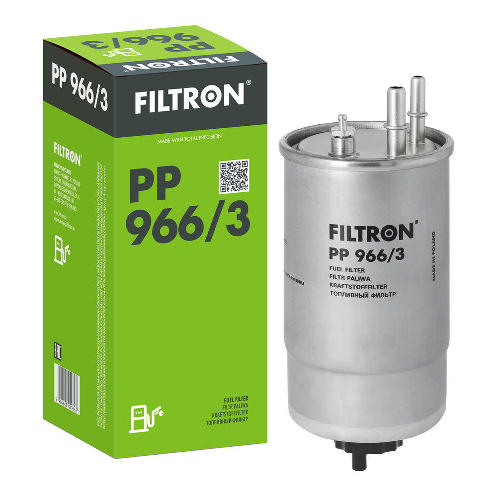 FILTRON Brændstof-filter PP 966/3 Lednings 208mm for OPEL FORD FIAT VAUXHALL PEUGEOT CITROËN