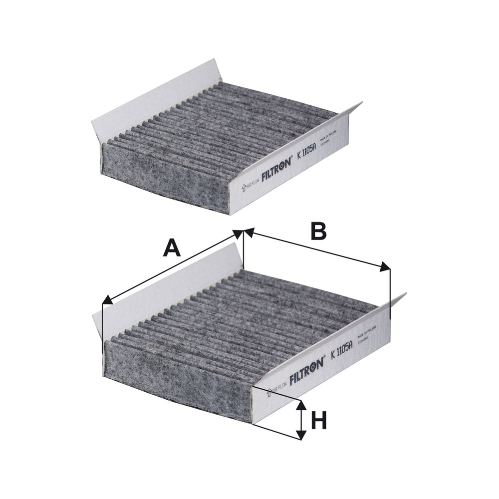 FILTRON Kabineluftfilter k1105a2x for FIAT