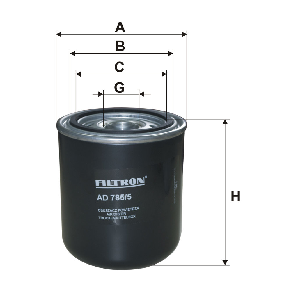 FILTRON ad7855 140mm for VOLVO RENAULT TRUCKS