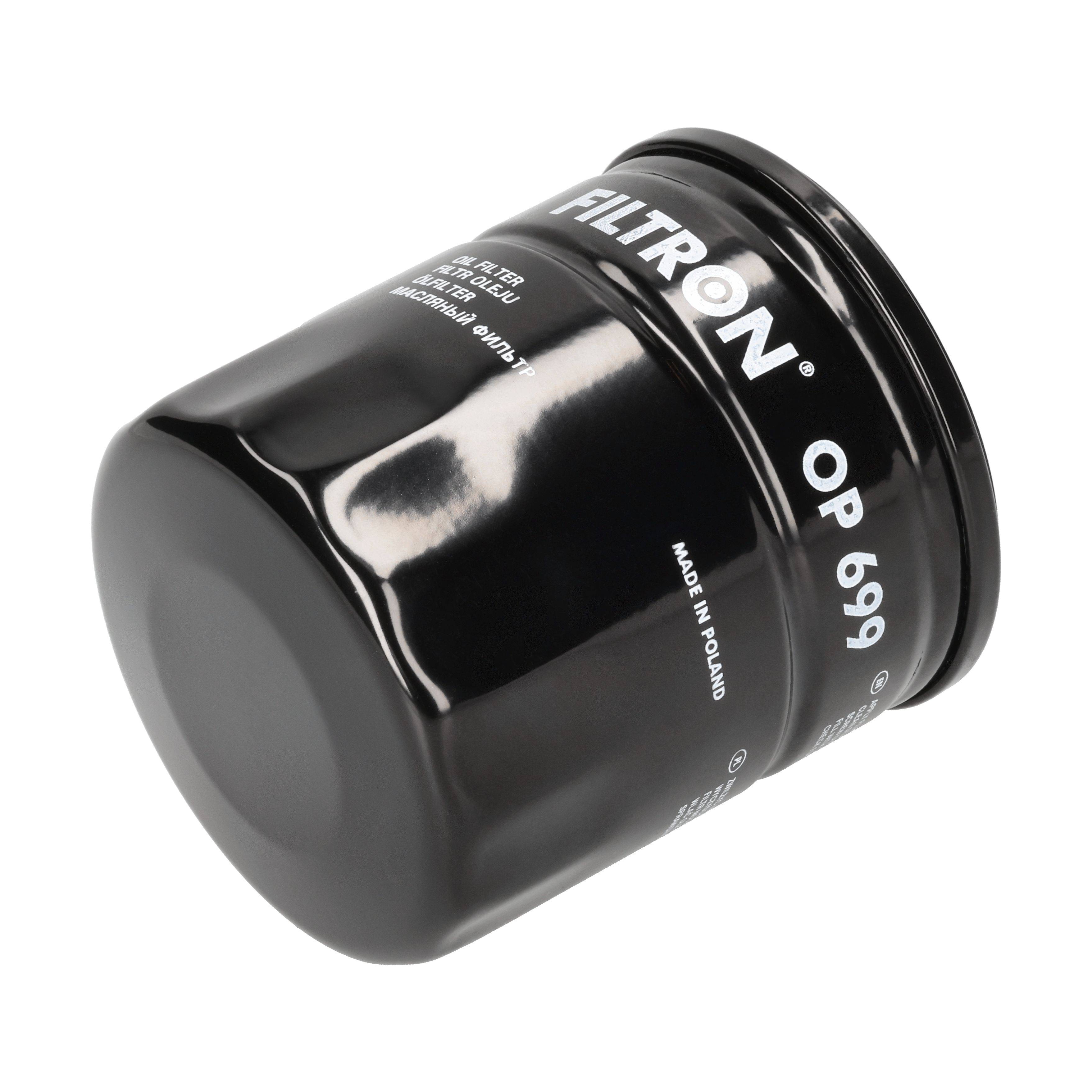 FILTRON Oliefilter op699 Påskruet 79mm M18x1.5 for OPEL SAAB GENERAL MOTORS BUICK DAEWOO PEUGEOT