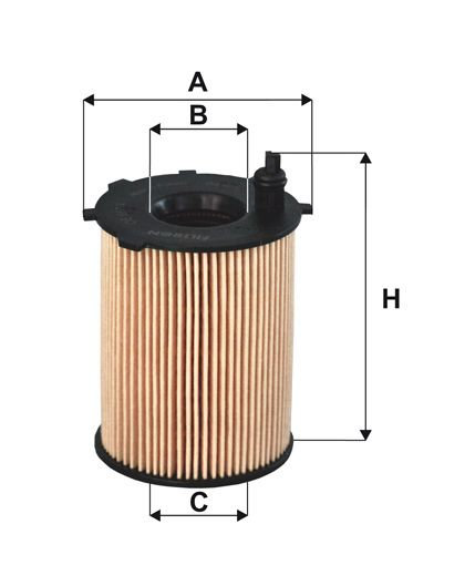 FILTRON Oliefilter oe6674 Filterindsats height_mm_209|Højde [mm]|100 outer_diameter_mm_497|Yderdiameter [mm]|64 inner_diameter_1_mm_995|Inder diameter