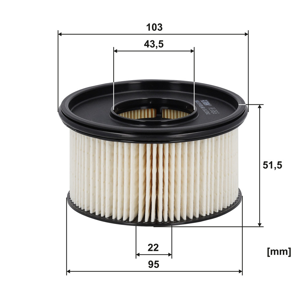 FILTRON Brændstof-filter pe8166 Filterindsats height_mm_209|Højde [mm]|52 outer_diameter_1_mm_978|Yderdiameter 1 [mm]|103 outer_diameter_2_mm_979|Yder