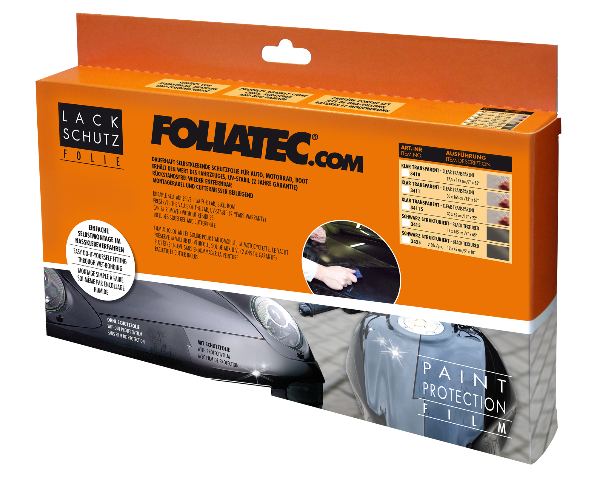 FOLIATEC Beskyttelsesfolie 3425