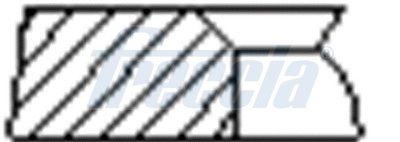 FRECCIA Stempelringsæt FR10-507500 for VAG