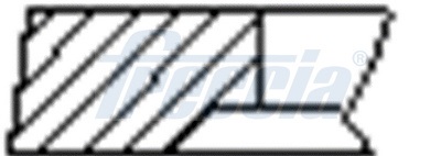 FRECCIA Stempelringsæt FR10-209000 for FIAT