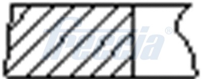 FRECCIA Stempelringsæt FR10-507700 for VAG