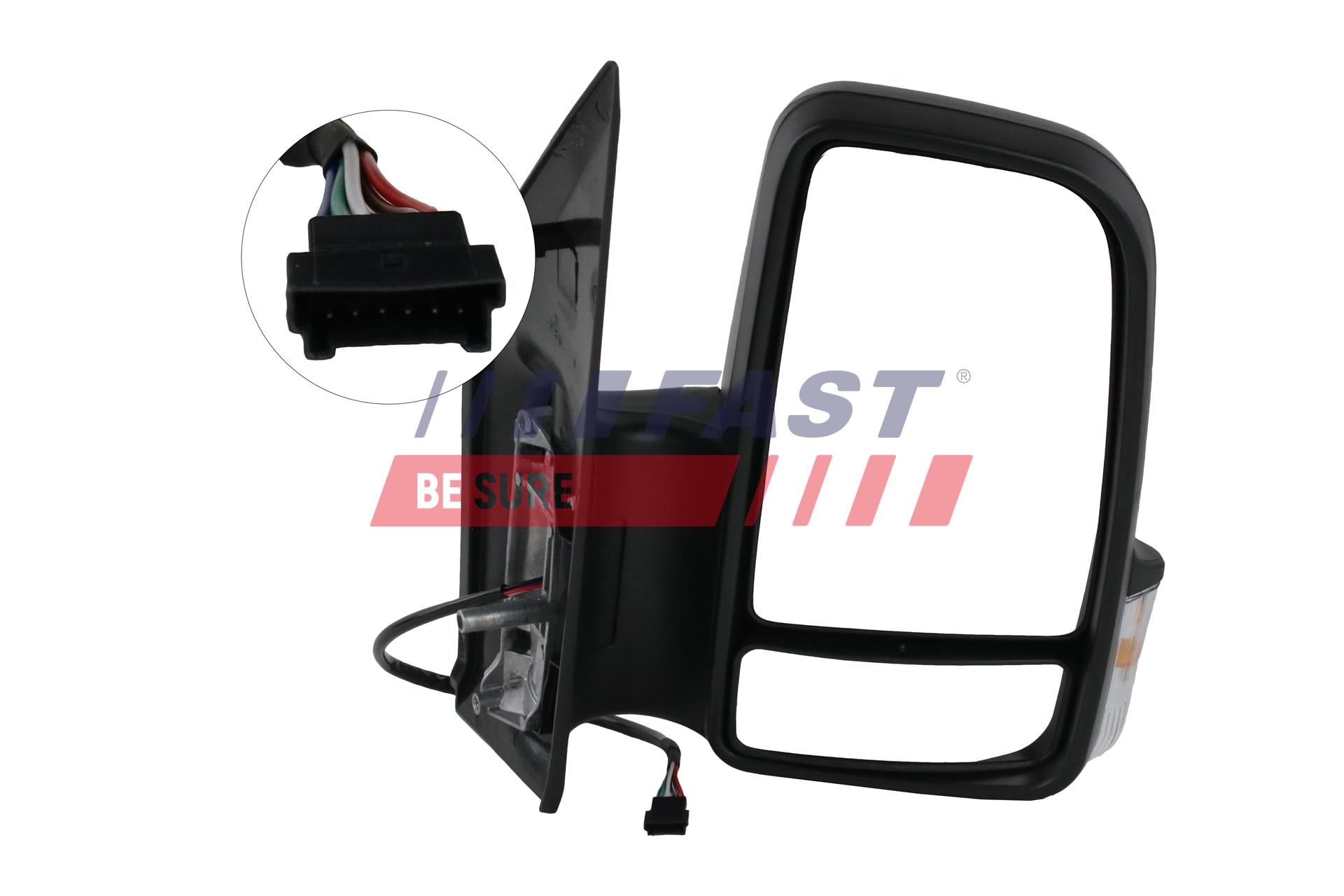 FAST Sidespejl, førerhus ft88338 højre for MERCEDES-BENZ VW