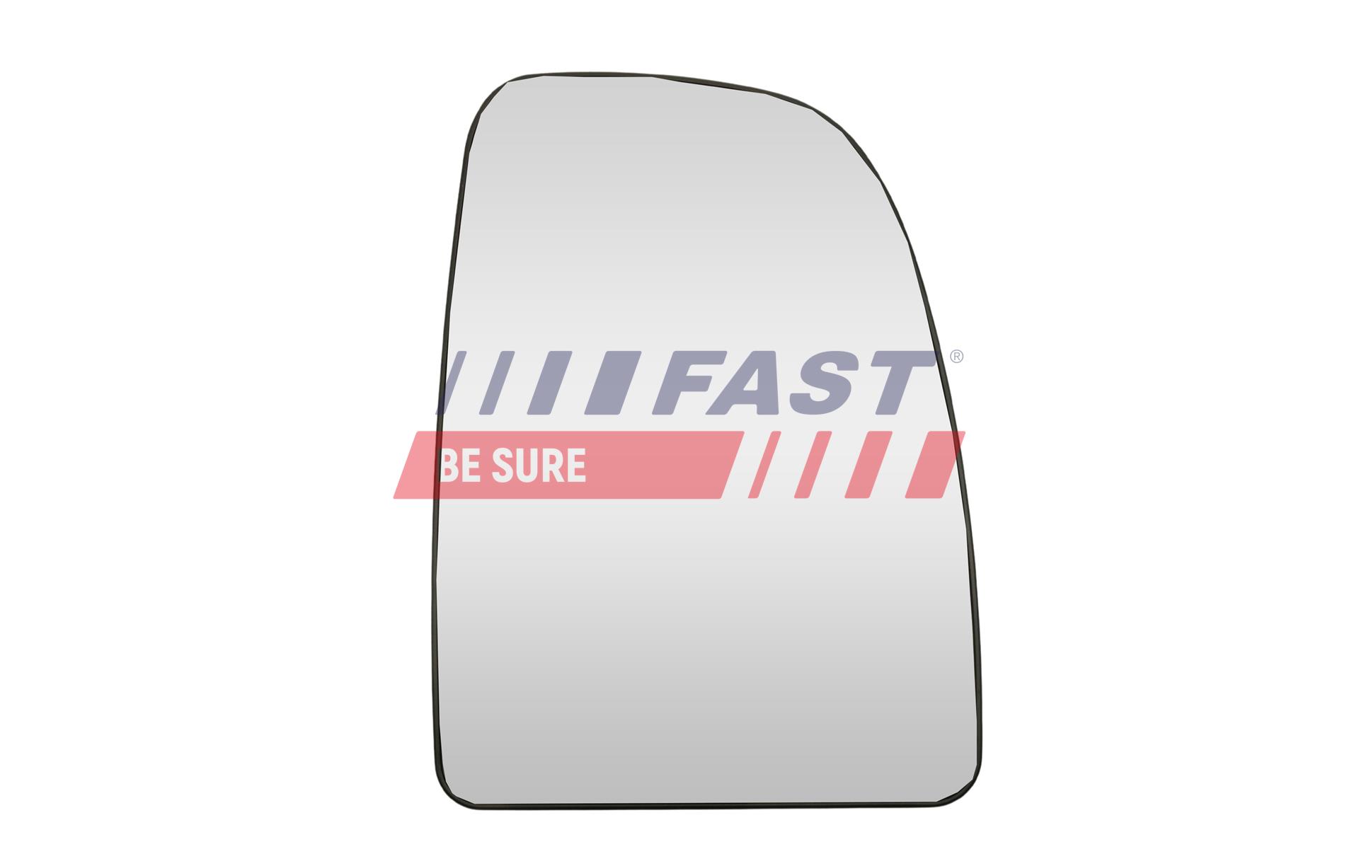 FAST Spejlglas, udvendig spejl ft88543 højre for FIAT CITROËN