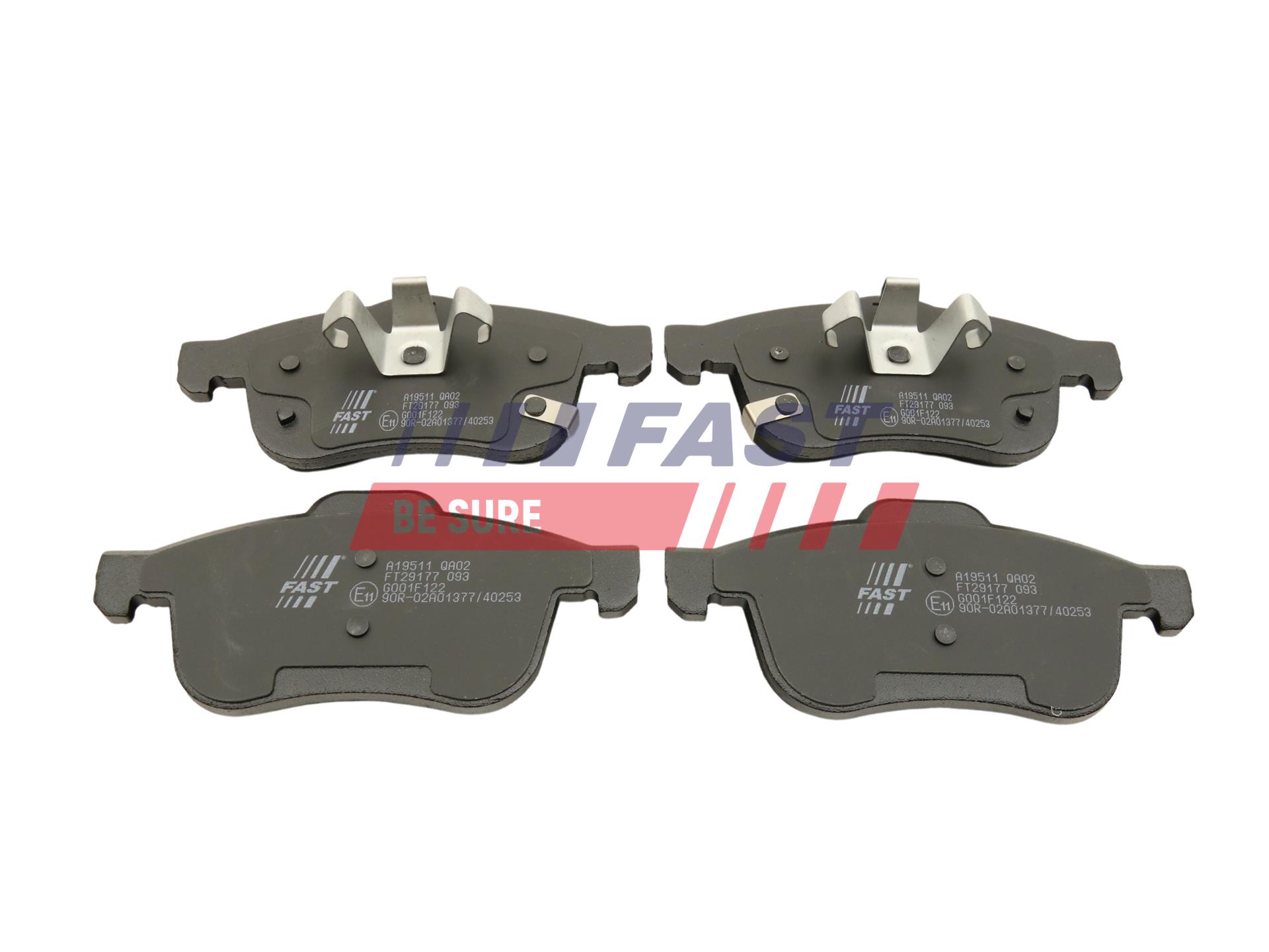 FAST Bremseklodser ft29177 foraksel for FIAT