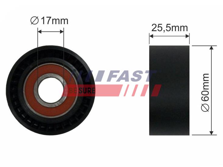 FAST Strammehjul, kilerem ft44534 for VW CHEVROLET SUZUKI VOLVO