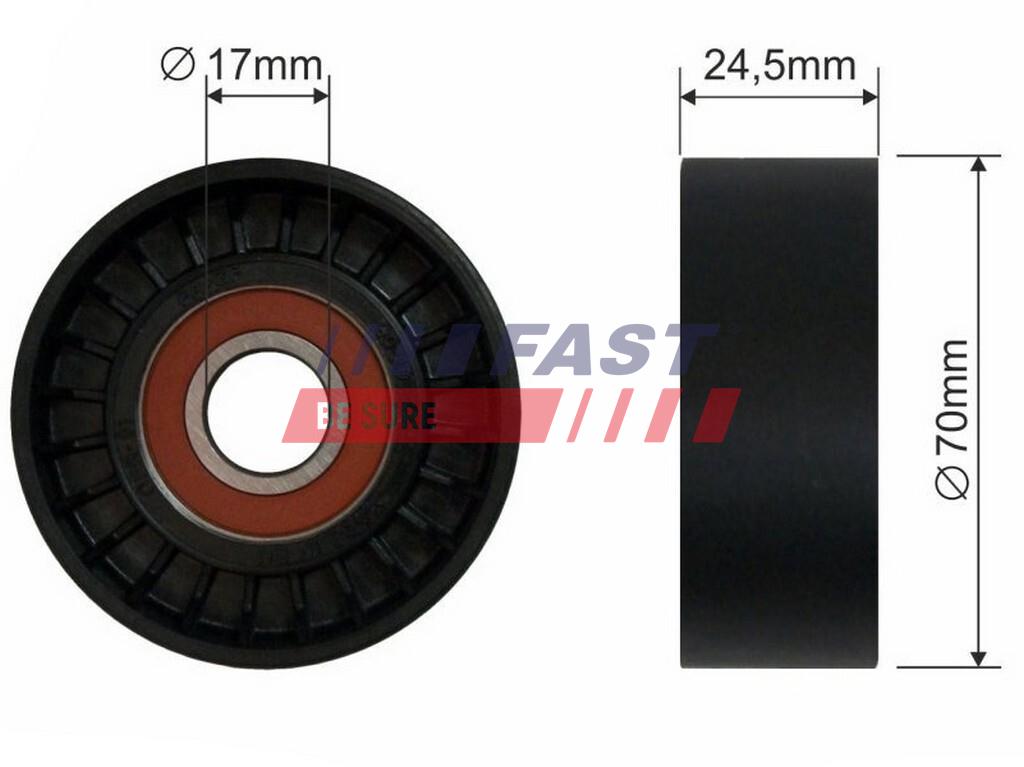 FAST Strammehjul, kilerem ft44570 for FORD FIAT VW