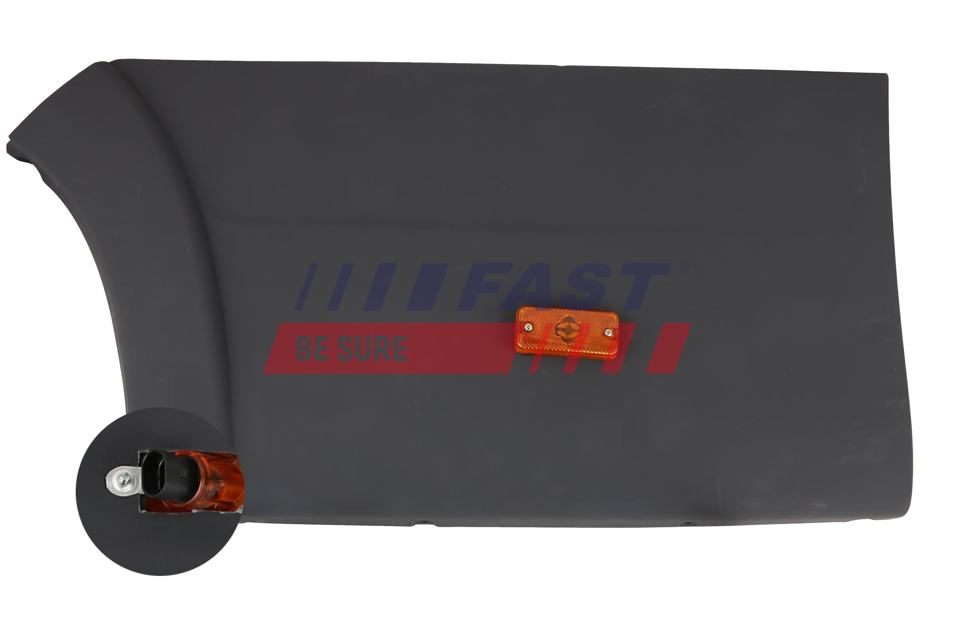 FAST Pynte-/beskyttelsesliste, sidepanel ft90942 bagved til venstre for FIAT FORD CITROËN