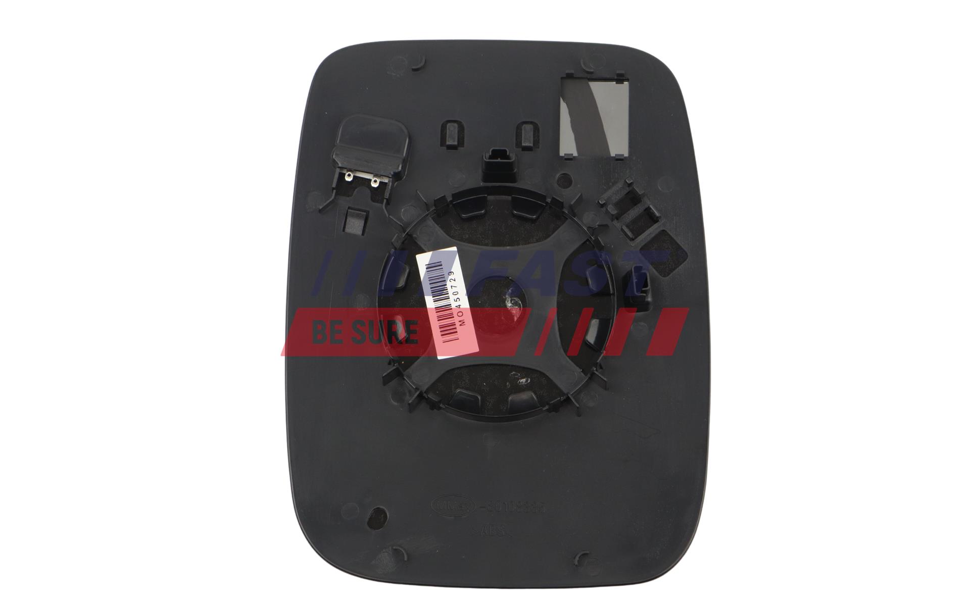 FAST Spejlglas, vidvinkelspejl ft10304 venstre for NISSAN