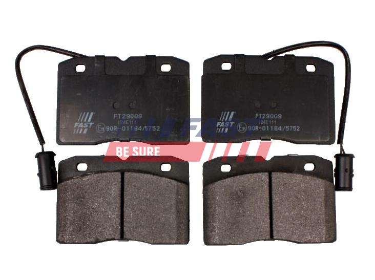 FAST Bremseklodser ft29009 foraksel for FIAT IVECO