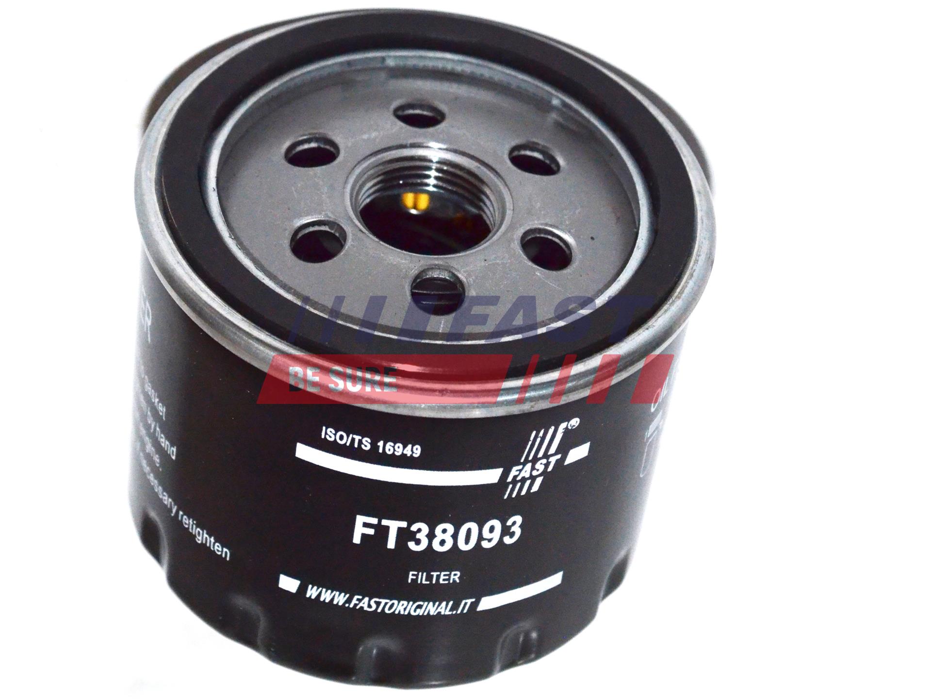 FAST Oliefilter ft38093 Påskruet 66mm M20X1,5 for CHEVROLET NISSAN MERCEDES-BENZ RENAULT FIAT