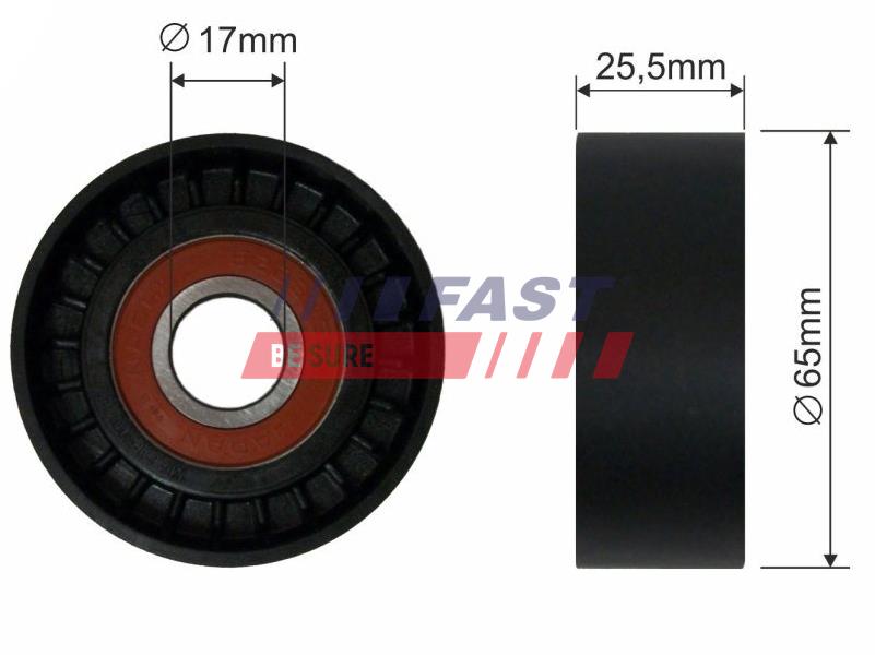 FAST Strammehjul, kilerem ft44540 for OPEL FIAT IVECO CHEVROLET SUZUKI