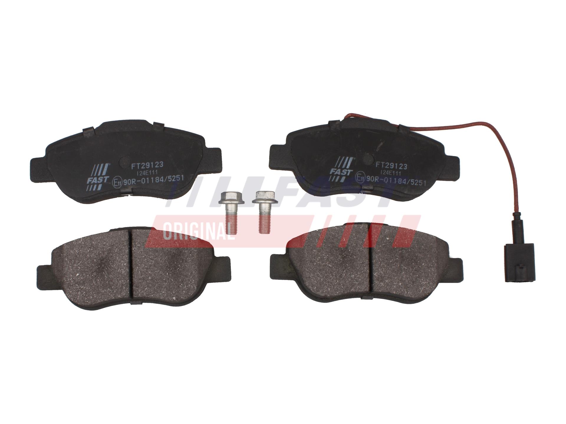 FAST Bremseklodser ft29123 foraksel for FIAT IVECO OPEL