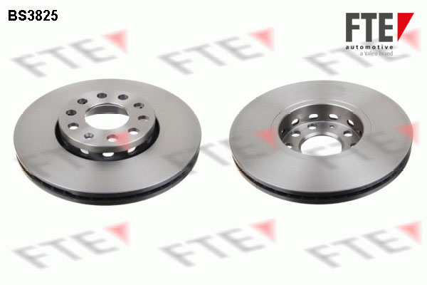 FTE Bremseskive 9071015 foraksel ventileret 288mm 25mm for VW (SVW) VW AUDI AUDI (FAW)
