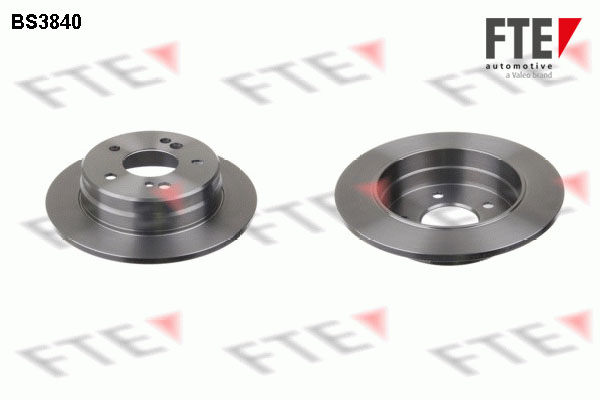 FTE Bremseskive 9072030 bagaksel fuld 258mm 9mm for MERCEDES-BENZ LIFAN