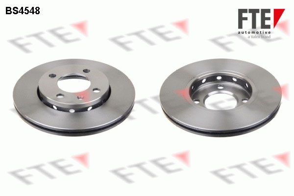 FTE Bremseskive 9072029 foraksel ventileret 239mm 18mm for VW