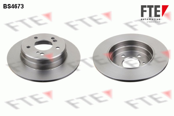 FTE Bremseskive 9072021 bagaksel fuld 278mm 9mm for MERCEDES-BENZ CHRYSLER