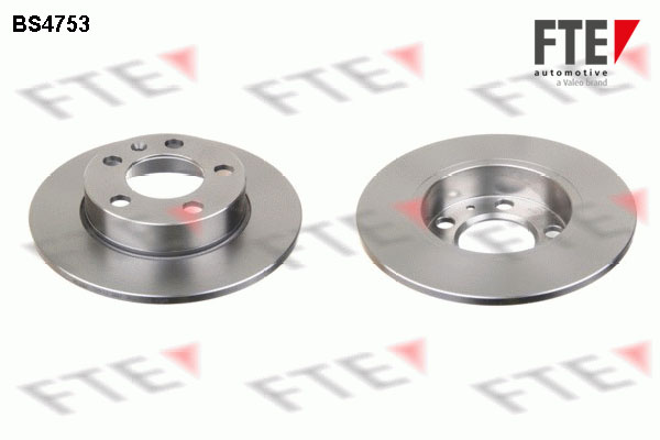 FTE Bremseskive 9072015 bagaksel fuld 230mm 9mm for ZHONGHUA (BRILLIANCE) VW (SVW) VW VW (FAW) SKODA (SVW) JIANGNAN