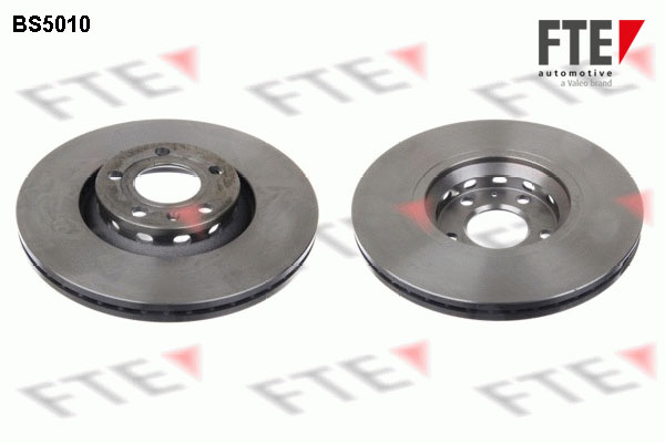 FTE Bremseskive 9071059 foraksel ventileret 312mm 25mm for VW AUDI (FAW)