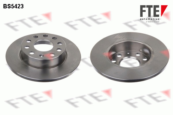 FTE Bremseskive 9072027 bagaksel fuld 256mm 12mm for VW (SVW) VW SKODA (SVW)