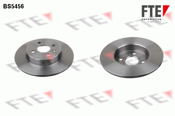 FTE Bremseskive 9072162 bagaksel fuld 264mm 10mm for OPEL VAUXHALL