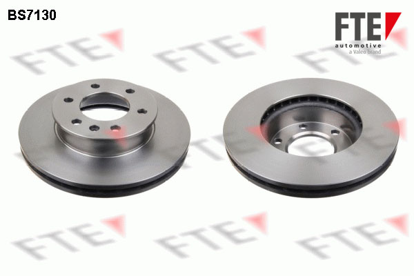 FTE Bremseskive 9071002 foraksel ventileret 300mm 28mm for MERCEDES-BENZ VW