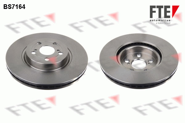 FTE Bremseskive 9071098 foraksel ventileret 295mm 26mm for TOYOTA