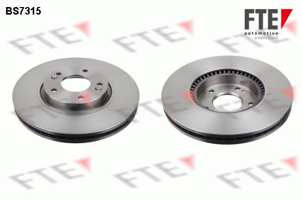 FTE Bremseskive 9071031 foraksel ventileret 300mm 28mm for KIA HYUNDAI KIA (DYK)