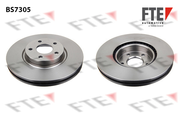 FTE Bremseskive 9071007 foraksel ventileret 300mm 28mm for FORD OPEL VAUXHALL MAZDA