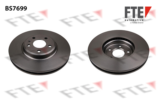 FTE Bremseskive 9071019 foraksel ventileret 320mm 30mm for AUDI (FAW)