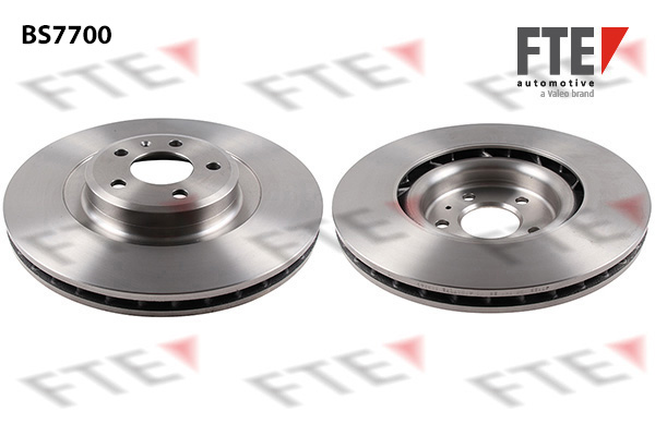 FTE Bremseskive 9071022 foraksel ventileret 345mm 30mm for VW AUDI