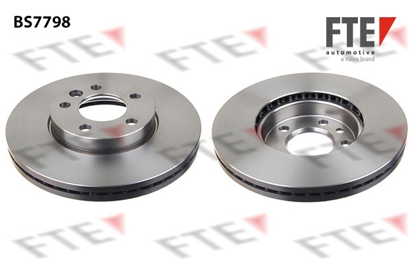 FTE Bremseskive 9071035 foraksel ventileret 308mm 30mm for VW