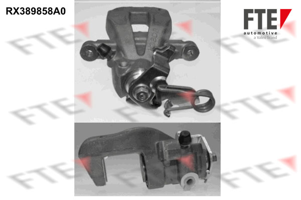 FTE Bremsekaliper 9290730 Bagaksel højre for CITROËN PEUGEOT