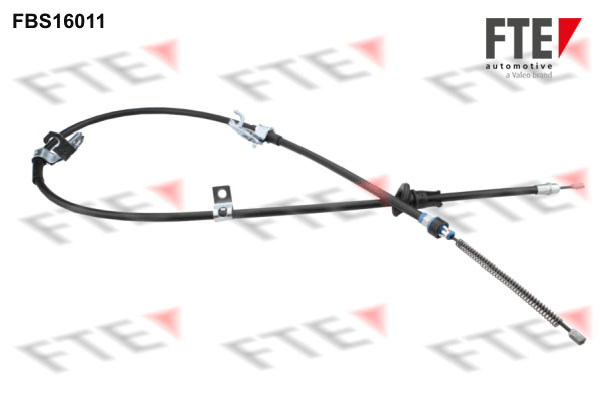 FTE Håndbremsekabel 9250415 bagved til højre for MITSUBISHI SMART
