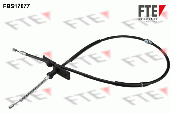 FTE Håndbremsekabel 9250461 bagved til højre for VAUXHALL